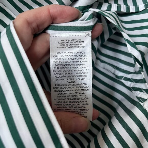 Ralph Lauren Striped Cotton Buttoned-Down Shirt - Picture 3 of 3